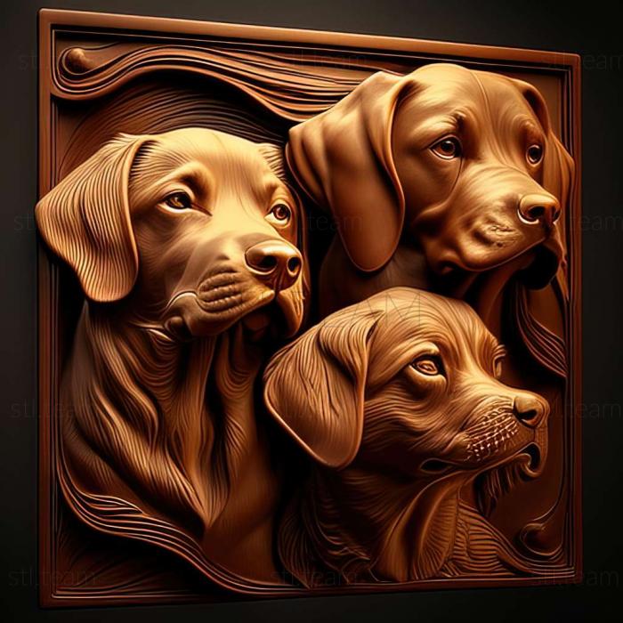 3D model dogs (STL)